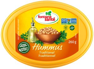 Hummus de la marque Fontaine Santé