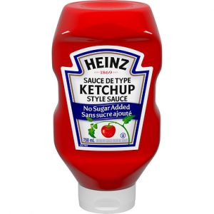Ketchup sans sucre ajouté de la marque HEINZ