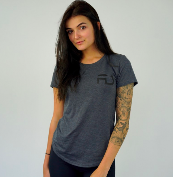 T-shirts Gris Femme FD Fitness