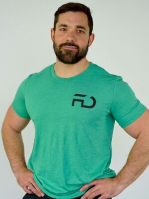 t-shirt FD Fitness vert