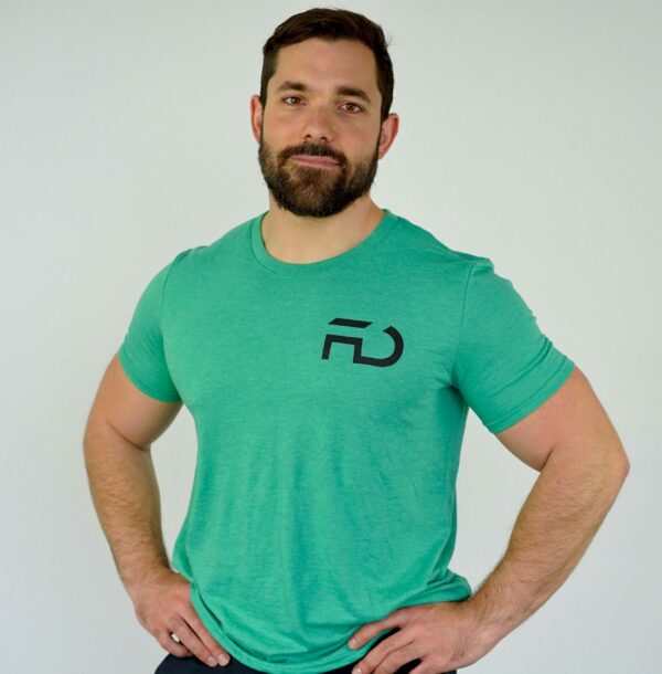 t-shirt FD Fitness vert