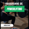 programme powerlifting debutant