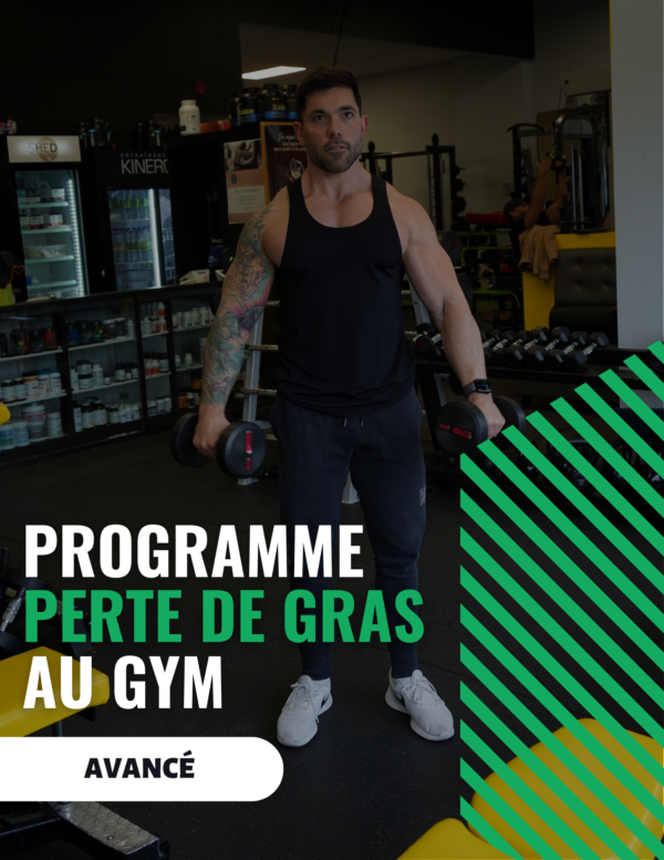 programme perte de gras au gym avance