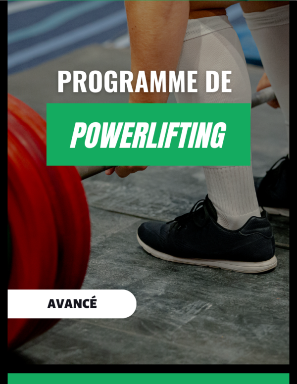 programme powerlifting avancé