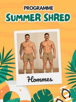 couverture summer shred hommes au gym